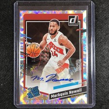 2023-24 Donruss Markquis Nowell Rated Rookie Signatures Auto Frame Holo 27/75