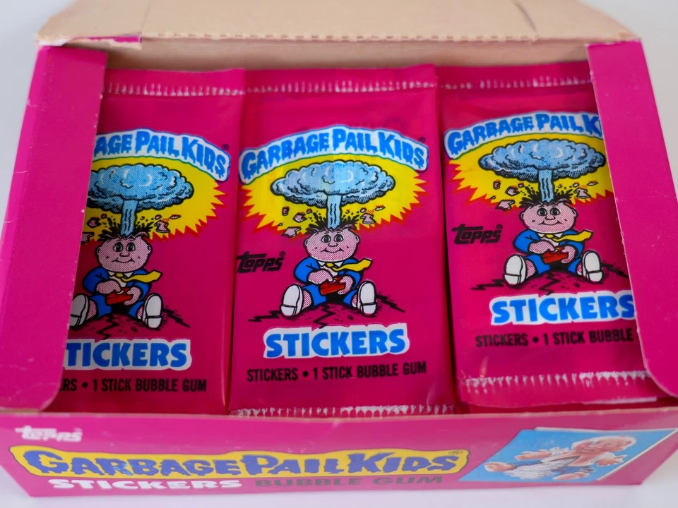 1985 Topps Garbage Pail Kids Series 1 OS1 UK Box 40 Sealed Packs GPK - Bild 2 von 4