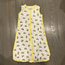Aden  Anais Sleep Sack Muslin Wearable Blanket Size Small 0-6 Mo Yellow Taxis