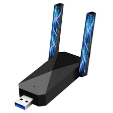 AX1800 WiFi 6 USB Adapter for Desktop PC D1-X18 Long Range Wireless Network...