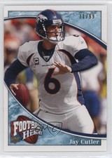2009 Upper Deck Football Heroes Blue 71/99 Jay Cutler #9 y0i