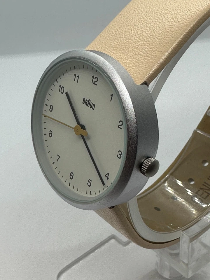 JUEGO DE 2 RELOJES MARRÓN MUJER CLÁSICO ROSA-BEIGE CORREA CUERO CUARZO 38MM Foto 3 de 4