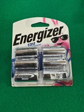 6 Total Energizer Cr123a Batteries Lithium 3v Battery FACTORY SEALED Exp 2035