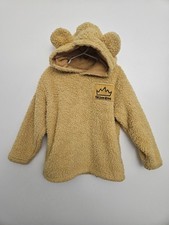 Disney The Lion King Broadway Kids Sherpa Hoodie Ears Simba Small S 6/7