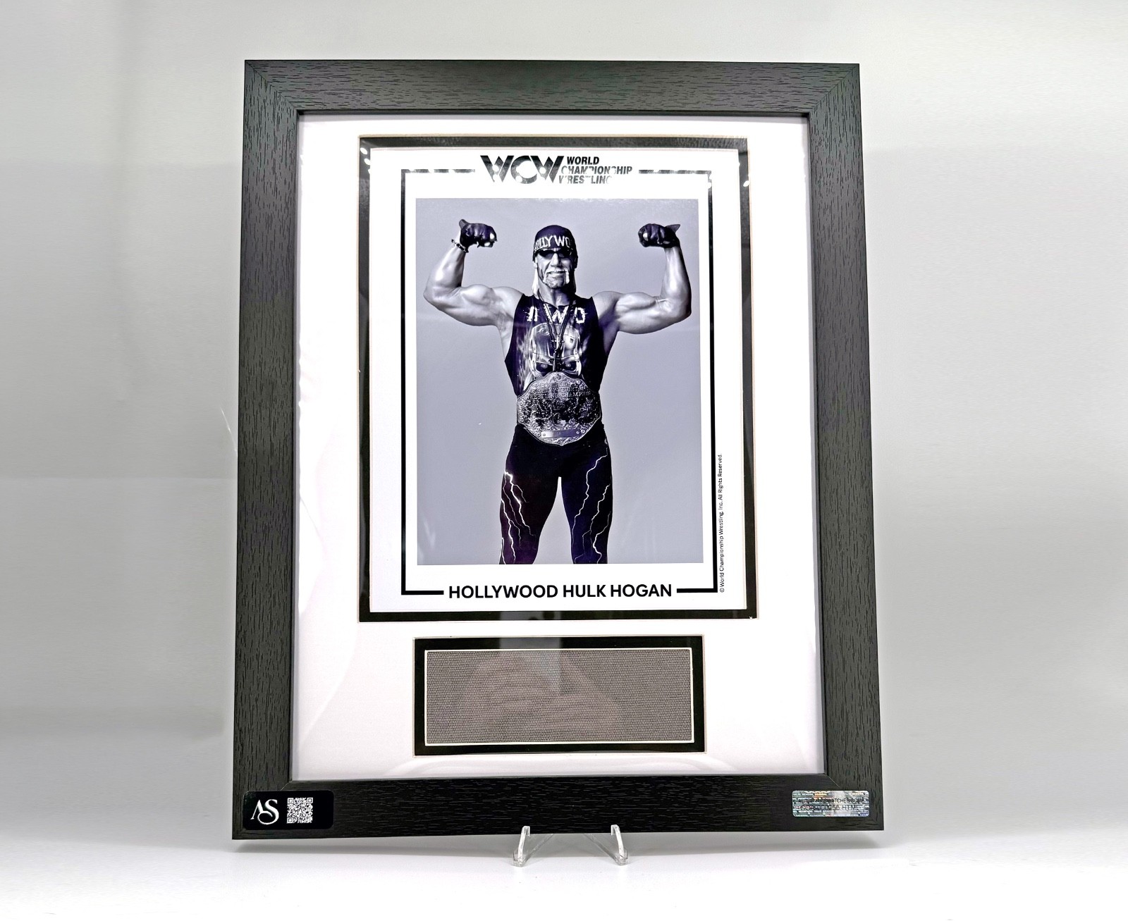 Hollywood Hulk Hogan WCW Ring Used Canvas Swatch Wrestling WWE WWF