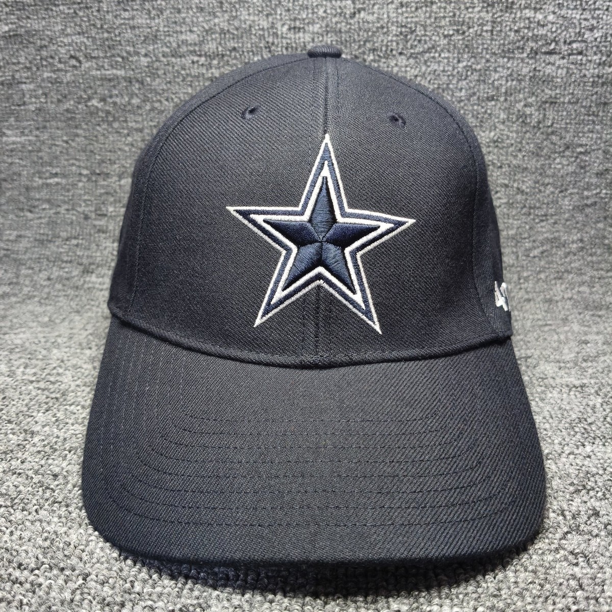 '47 Brand Dallas Cowboys Black Curved Brim Snapback Hat NFL Cap