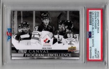 2021-22 UD Canvas Program of Excellence black&White Owen Power Rookie PSA 10