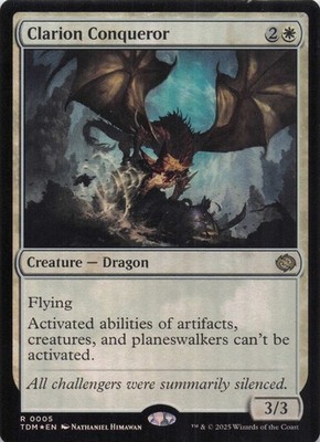 Clarion Conqueror TDM Rare Foil #5 NM MTG