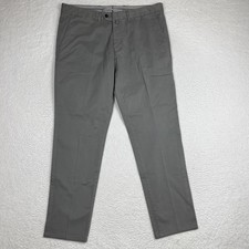 SUITSUPPLY Porto Chino Pants Size 38 Grey