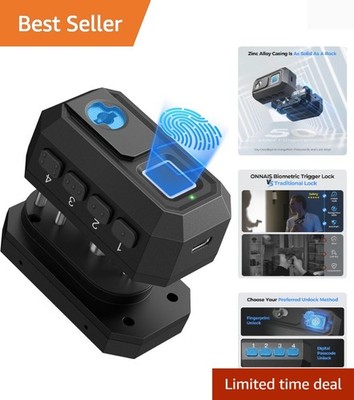 Biometric Trigger Lock, Gun Trigger Lock for Rifles and Shotguns, Handguns, Q...