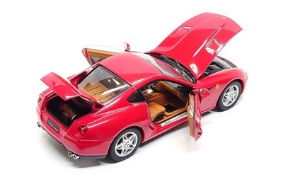 Hot Wheels Super Elite 1:18 Ferrari 599 GTB Fiorano in Rosso Corsa