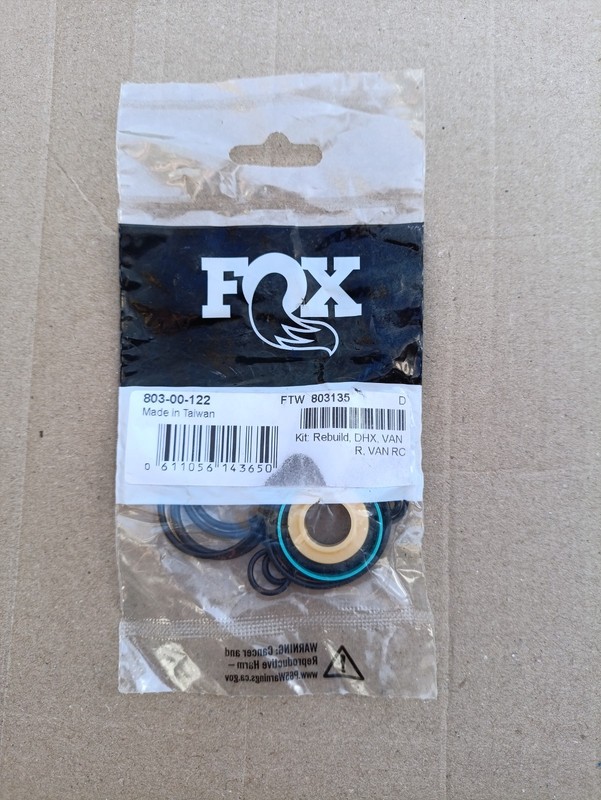 Fox DHX / Vanilla Shock Seal Kit Rebuild Kit