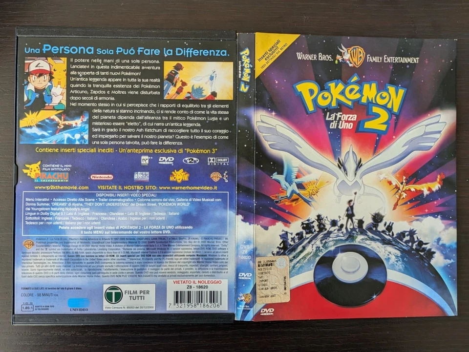 POKEMON 2 LA FORZA DI UNO DVD SNAPPER EDIZIONE ITALIANA - Immagine 4 di 4