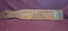 Vintage Board Of Education Applied Psychology Wooden Spanking Paddle Doodle