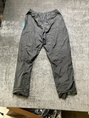 Vintage Nike Track Pants Mens 32W Gray Blue Swoosh Logo Windbreaker Streetwear