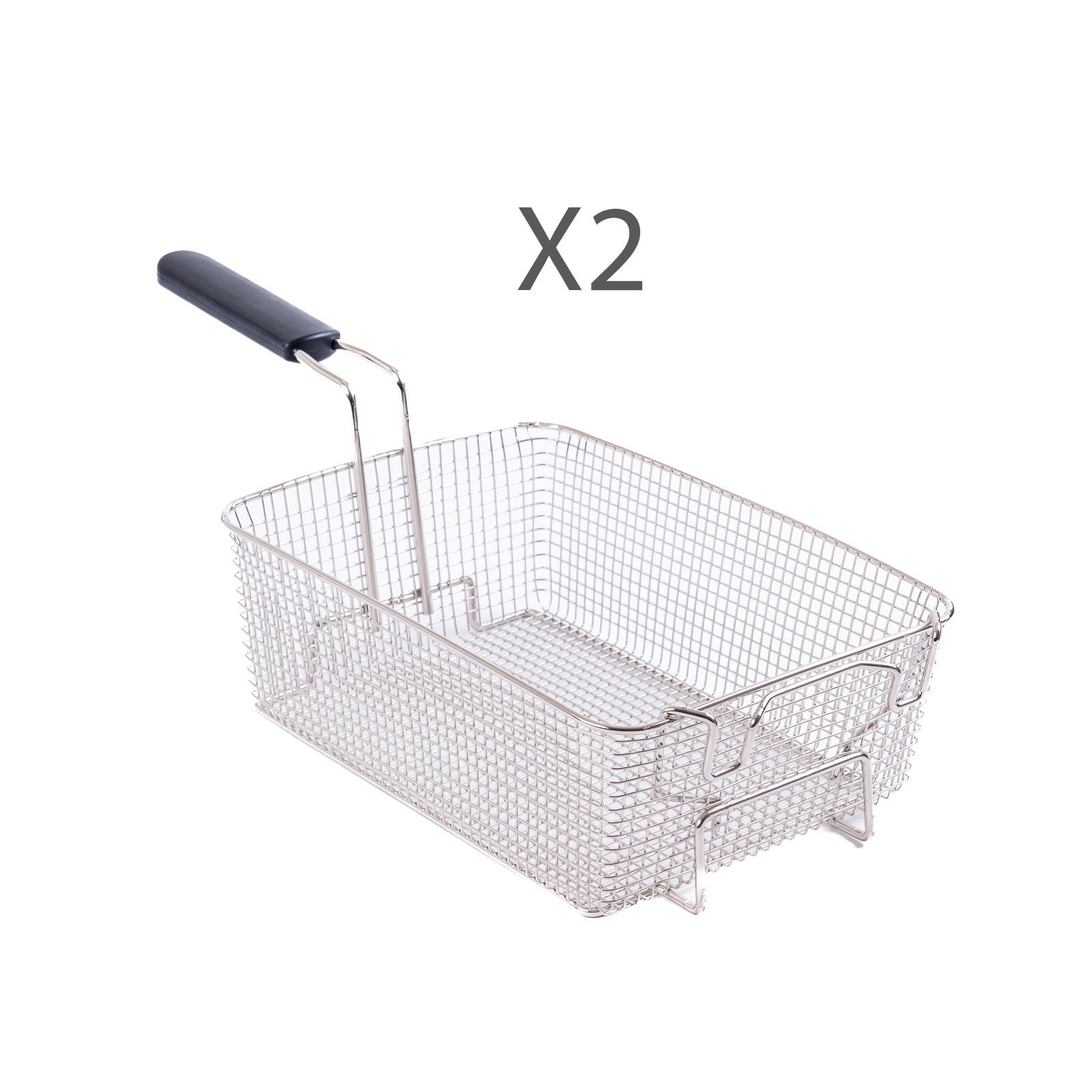 2x Frying Basket BASKETPRO Spare for PARRY 1860 1862 2000 2001 Deep Fat Fryers