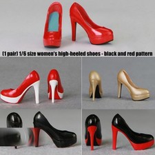 1/6 Female Doll Fashion Accessory High Heels Doll Display Shoes Model Figurine
