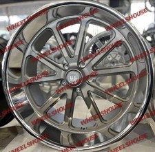 20x8 20x9.5 Us Mags Rambler U111 Gunmetal Wheels Rims Chevy Gmc C10 Obs 5x127