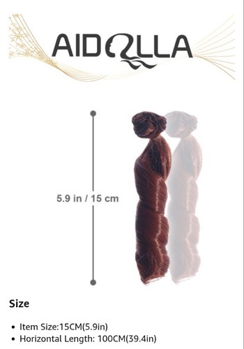 6PCS Curly Hair Synthetic High Temperature Wefts Rerooting BJD Barbie 1/6 Dolls - Picture 2 of 3