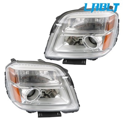 LABLT LH+RH Side Halogen Headlight Headlamp For 2016-2017 GMC Terrain SLE SL SLT