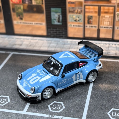 Poprace Rwb 930 (USED) Pop Race Porsche RWB 930 1/64 10th Anniversary Gravity Diecast ...