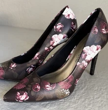 Vintage Y2K Christian Siriano For Payless Dark Rose Pump Stiletto Heels Sz 6