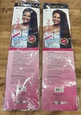 Lot Of 2 X Pression 50  Pre-Stretched Color 1B Braid Hair