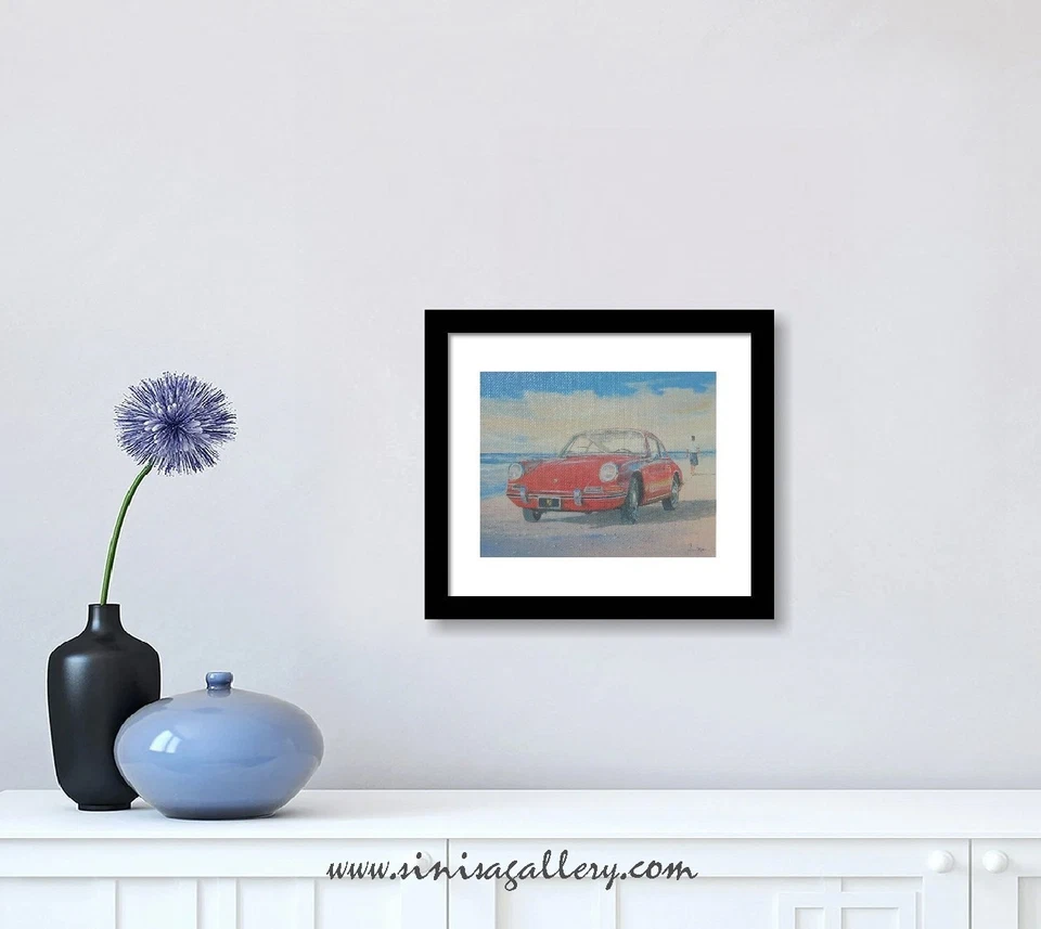 1967 Porsche 912, impressão em papel lona, edição limitada - Imagem 4 de 4