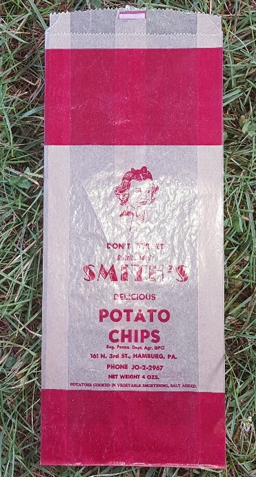 【英ヴィンテージ】　SMITH'S CRISPS　ガラスジャー　ポテトチップス 英ヴィンテージ】 SMITH´S CRISPS ガラスジャー ポテトチップス