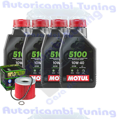 Set Service Öl Motul 5100 10W40 für Honda CBX1000 BC Prolink SC06 � 1980>1982
