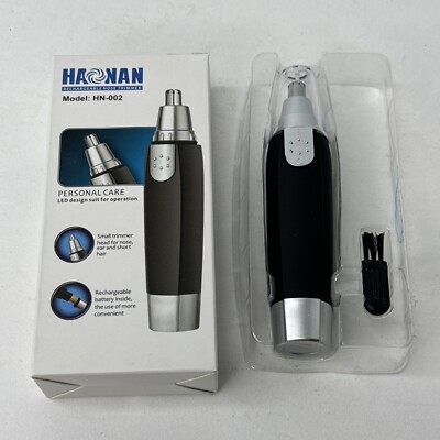 Hanan HN-002 Ear Nose Hair Trimmer Rechargeable Perfect For Your Toiletries Bag