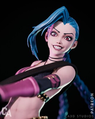 Jinx Figure 1/6 Scale Resin Model Garage Kit (CA3D) | eBay