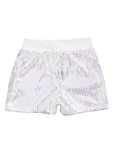 Girls Hot Pants Breathable Costumes Jazz Shorts Sequin Bottoms Elastic Waist - Picture 43 of 84