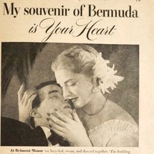 1947 Jergens Lotion Souvenir Of Bermuda Advertisement Beauty Vintage DWPP19