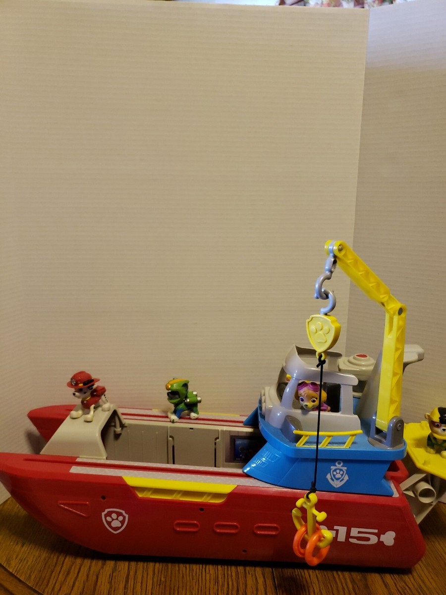 Patrol Vehicles Sea Patroller Boat Patrol Boat Paw Patrol Juguetes
