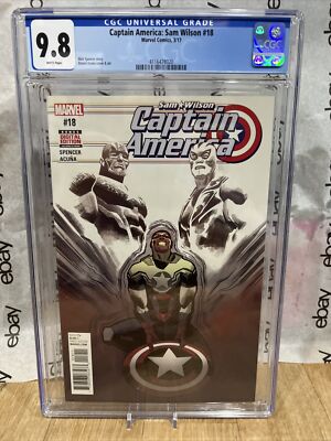 Captain America: Sam Wilson #18 Hot Key CGC 9.8 NM/M 1st Rayshaun Lucas Marvel