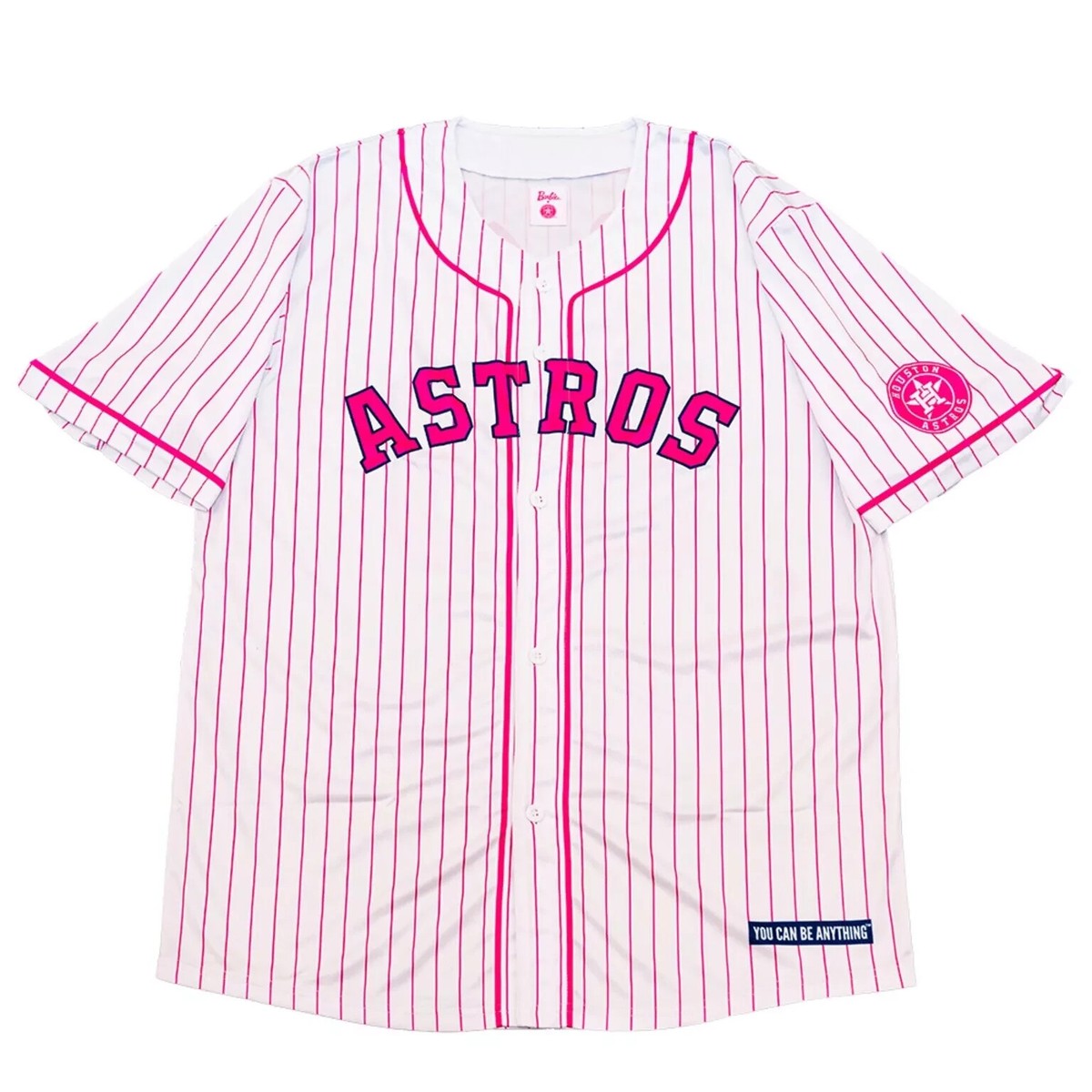 Houston Astros BARBIE Night Jersey Add-On 8/20/24 Size WMNS