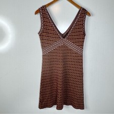 Zara Knit Sleeveless Knee Length Dress Size Small
