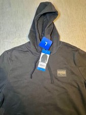 New Puma Men's Fleece Hoodie Black Size Large Free Shipping 