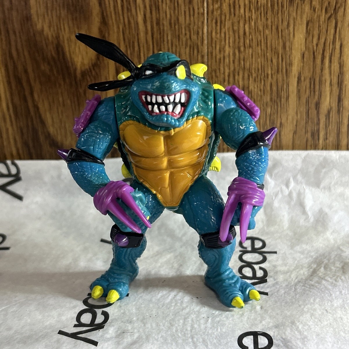 Playmates Toys 1990 TMNT Ninja Turtles Slash Evil Turtle Dimension Figure