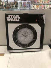 Ukonic UKONIC STAR WARS DEATHSTAR WALL CLOCK OKAY CONDITION SMALL BOX DAMAGE ON