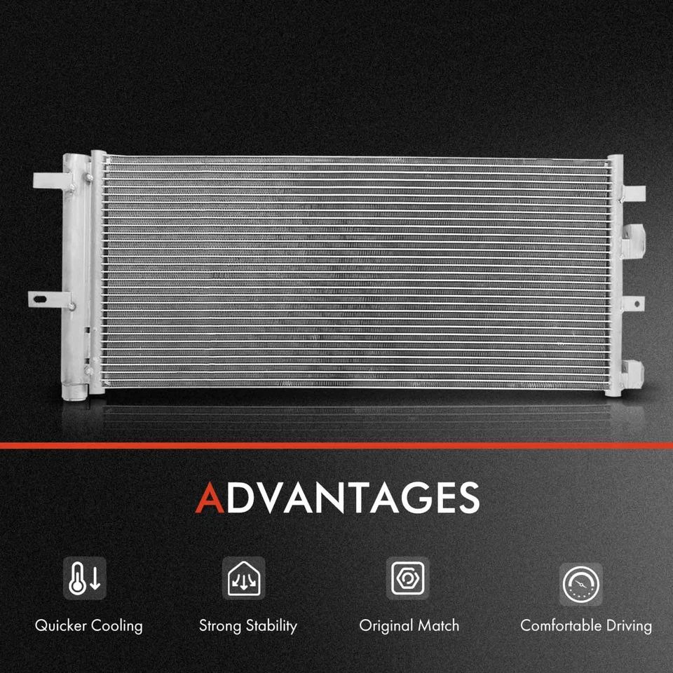 A/C Condenser & Cooling Fan Assembly for Ford	Fusion Lincoln	MKZ 2013-2020 2.0L - Image 4 of 4