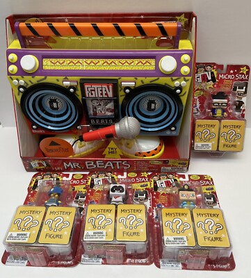 FGTeeV Set Mr BEATS Boombox Microphone + 4 Micro Stax & Mystery