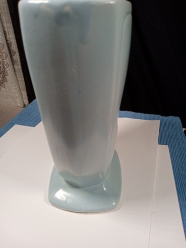 Vintage MCM ART POTTERY VASE by ROBINSON RANSBOTTOM Camel of Deer Gazelle Blue - 第 6/8 張圖片