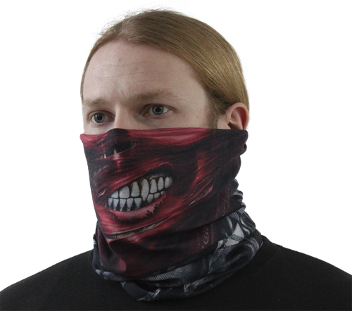 Spiral Gesichts Maske Wrap Totenkopf Reaper Punk Motorrad Paintball SPORTS Rose - Afbeelding 20 van 24
