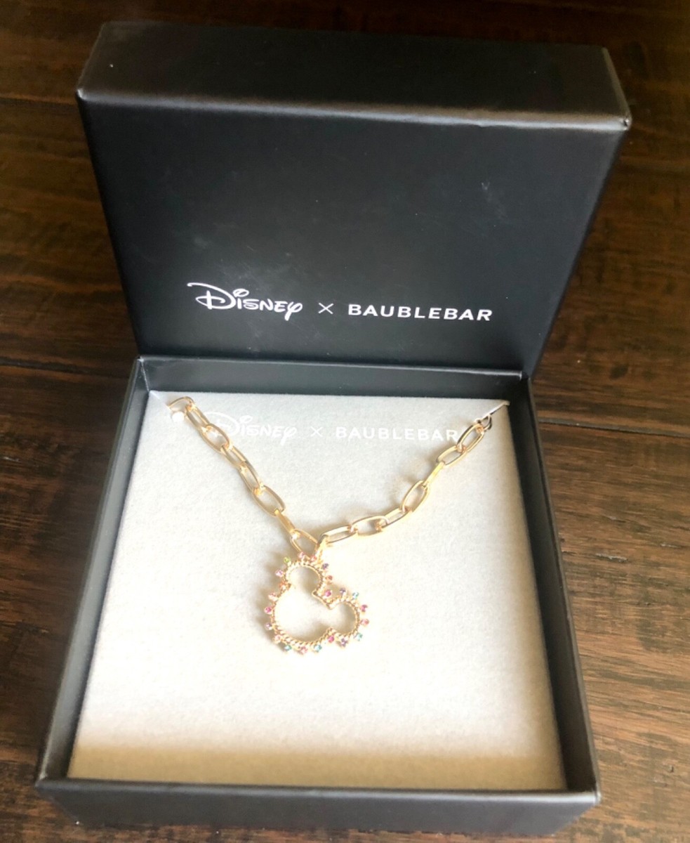 Disney + Baublebar MICKEY MOUSE Link Necklace | eBay