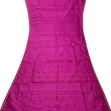 Vintage Magenta Pink Saree 100 Pure Silk Handwoven South Indian Sari 5YD Fabric
