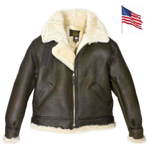 Jacke Bomber B3 Original Cockpit USA Ex Avirex Hergestellt IN USA - Bild 1 von 8