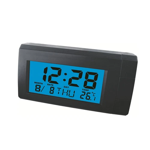 Mini reloj digital tablero de instrumentos de coche para vehículo pantalla LCD grande de tiempo - Imagen 10 de 12