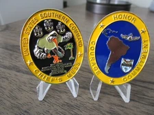 US Southern Command SOUTHCOM USN CPO Chiefs Mess Challenge Coin #670T